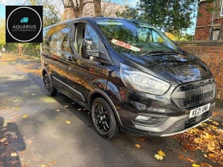 BLACK 2021 FORD TRANSIT CUSTOM 300 TRAIL EBLUE - Photo 1