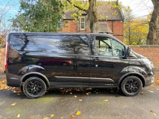 BLACK 2021 FORD TRANSIT CUSTOM 300 TRAIL EBLUE - Photo 2