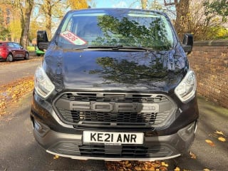 BLACK 2021 FORD TRANSIT CUSTOM 300 TRAIL EBLUE - Photo 4