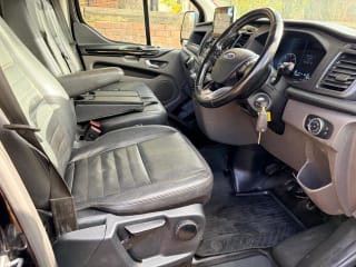 BLACK 2021 FORD TRANSIT CUSTOM 300 TRAIL EBLUE - Photo 13