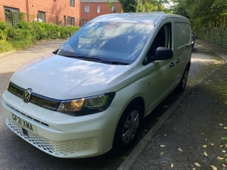 WHITE 2021 VOLKSWAGEN CADDY C20 COMMERCE + TDI - Photo 3