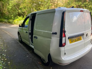 WHITE 2021 VOLKSWAGEN CADDY C20 COMMERCE + TDI - Photo 4