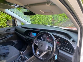 WHITE 2021 VOLKSWAGEN CADDY C20 COMMERCE + TDI - Photo 18