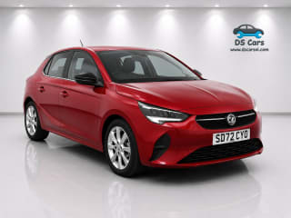 Side view of the used Vauxhall Corsa for sale in Antrim