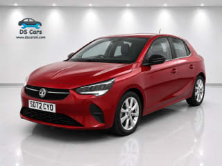 Interior shot of the Vauxhall Corsa Design showing infotainment system