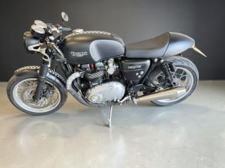 WHITE 2016 TRIUMPH THRUXTON 1200 - Photo 9