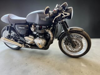 WHITE 2016 TRIUMPH THRUXTON 1200 - Photo 3