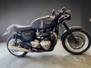 WHITE 2016 TRIUMPH THRUXTON 1200 - Photo 2