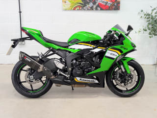 GREEN 2025 KAWASAKI ZX6R - Photo 1