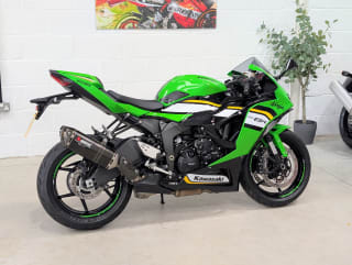 GREEN 2025 KAWASAKI ZX6R - Photo 4