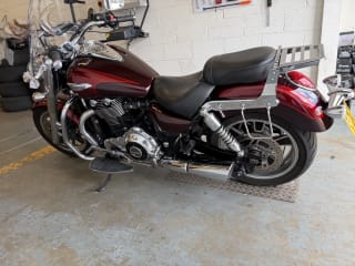 RED 2014 TRIUMPH THUNDERBIRD COMMANDER - Photo 3