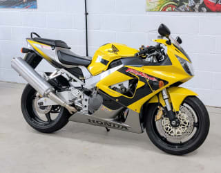YELLOW 2002 HONDA CBR 900 RR - Photo 2