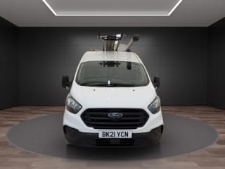 WHITE 2021 FORD TRANSIT CUSTOM 300LEADER EBLUE - Photo 1