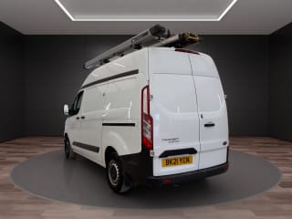 WHITE 2021 FORD TRANSIT CUSTOM 300LEADER EBLUE - Photo 4