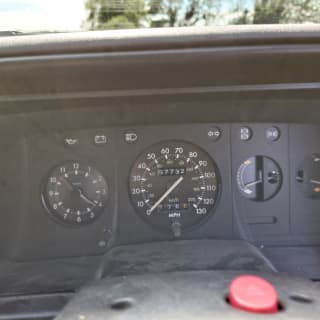 YELLOW 1991 FORD ESCORT L 5SPD - Photo 5