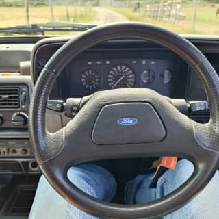 YELLOW 1991 FORD ESCORT L 5SPD - Photo 6