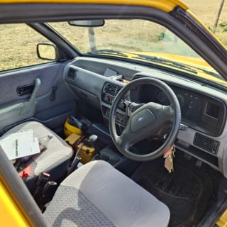 YELLOW 1991 FORD ESCORT L 5SPD - Photo 7