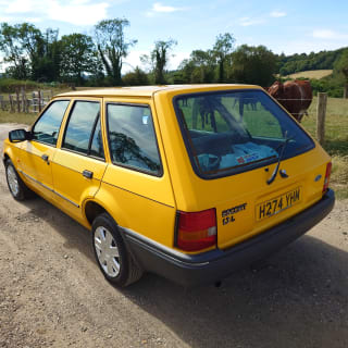 YELLOW 1991 FORD ESCORT L 5SPD - Photo 10