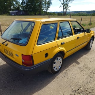 YELLOW 1991 FORD ESCORT L 5SPD - Photo 12