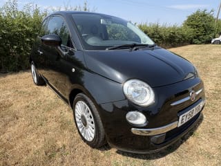 Black 2008 Fiat 500 - Photo 1