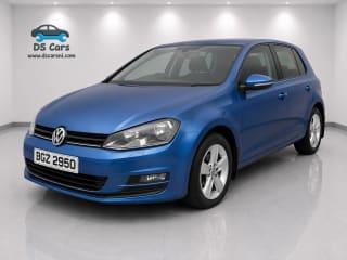 Close-up of the 1.4 TSI engine in a 2016 Volkswagen Golf