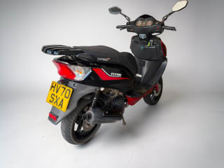 BLACK AND RED 2020 LEXMOTO TITAN 125 ZN 125 T-8F - Photo 32
