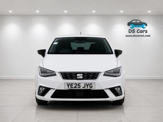 Interior view of the 2025 SEAT Ibiza XCELLENCE showing dashboard and seats