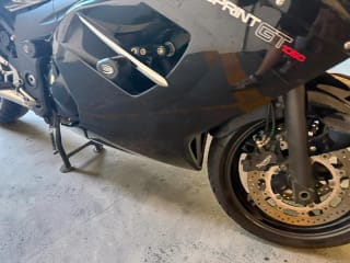 BLACK 2012 TRIUMPH SPRINT GT 1050 ABS - Photo 36