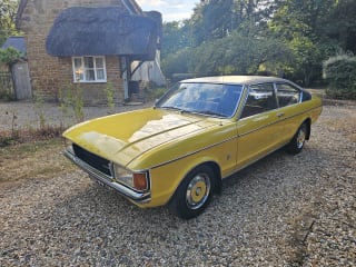 YELLOW 1975 FORD GRANADA 3.0 - Photo 2