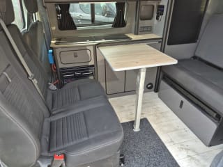 WHITE 2022 FORD TRANSIT CUSTOM 300LIMITD EBLUE 4 berth camper van - Imaging+