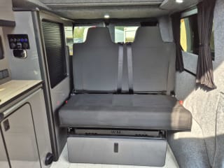 WHITE 2022 FORD TRANSIT CUSTOM 300LIMITD EBLUE 4 berth camper van - Imaging+