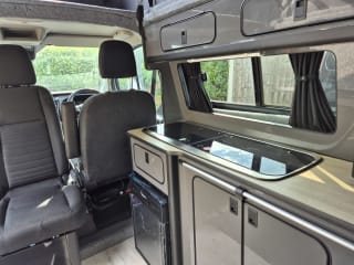 WHITE 2022 FORD TRANSIT CUSTOM 300LIMITD EBLUE 4 berth camper van - Imaging+