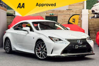 WHITE LEXUS RC 300H F SPORT CVT