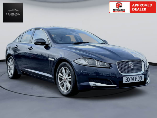 BLUE 2014 JAGUAR XF PREMIUM LUXURY D AUTO