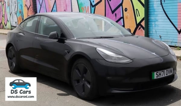 BLACK 2022 TESLA MODEL 3 LONG RANGE AWD