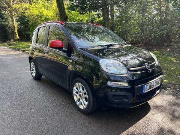 BLACK 2016 FIAT PANDA EASY