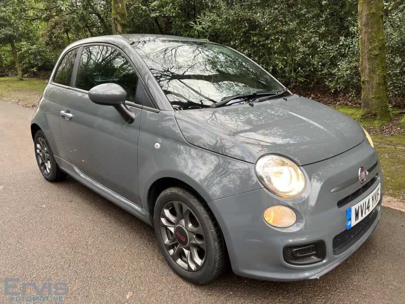 GREY 2014 FIAT 500 S