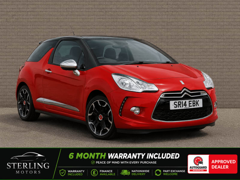 RED 2014 CITROEN DS3 AIRDREAM DSPORT PLUS E-HDI