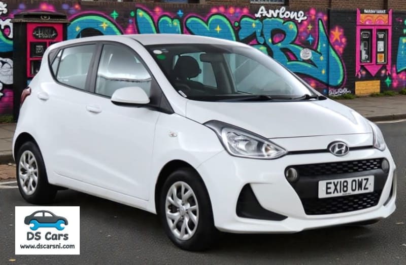 WHITE 2018 HYUNDAI i10 