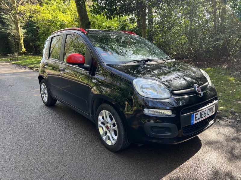BLACK 2016 FIAT PANDA EASY