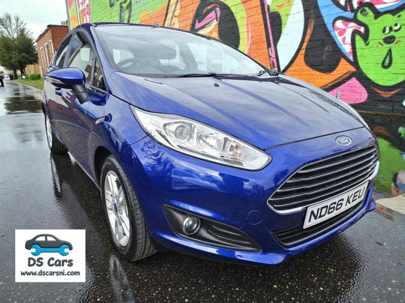 BLUE 2016 FORD FIESTA ZETEC