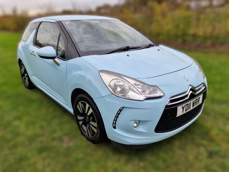 BLUE 2011 CITROEN DS3 DSIGN