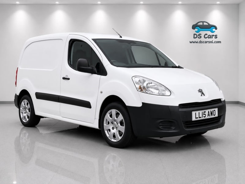 WHITE 2015 PEUGEOT PARTNER 850 S L1 HDI