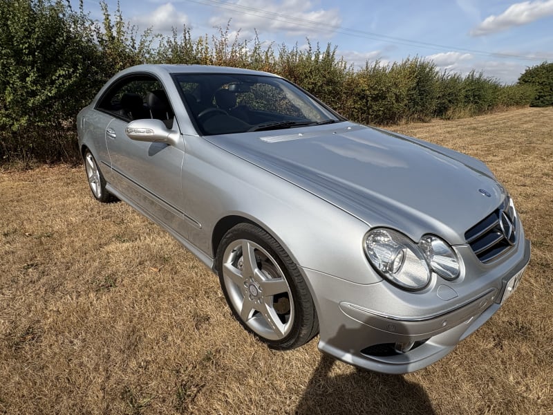 Silver 2008 Mercedes-Benz CLK