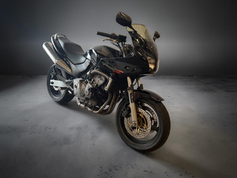 Black 2003 Honda CB600F Hornet