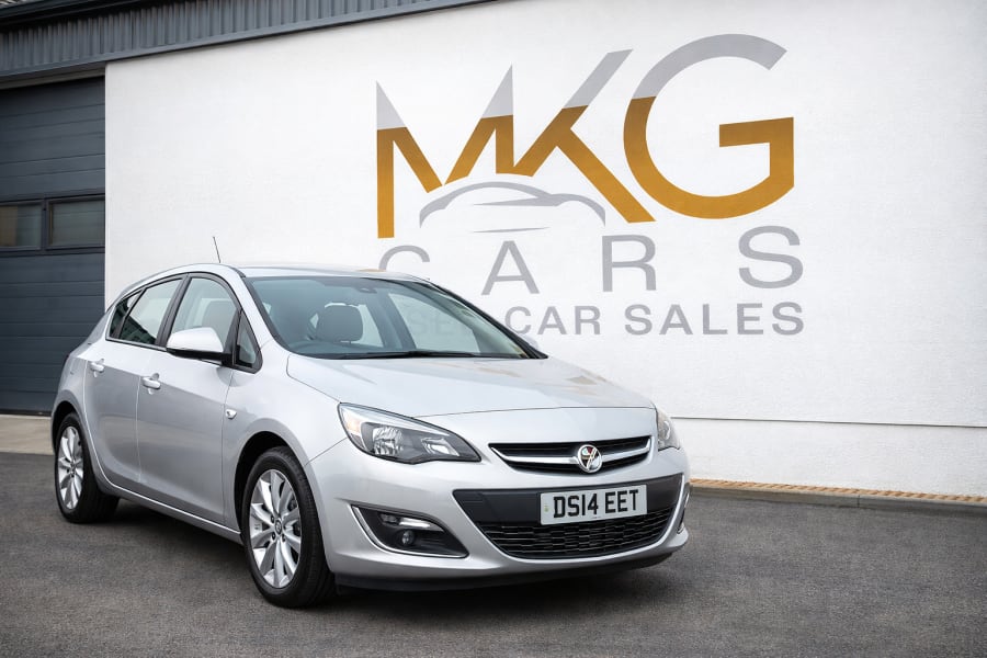 MKG Cars - Silver Vauxhall Astra at our Daventry forecourt