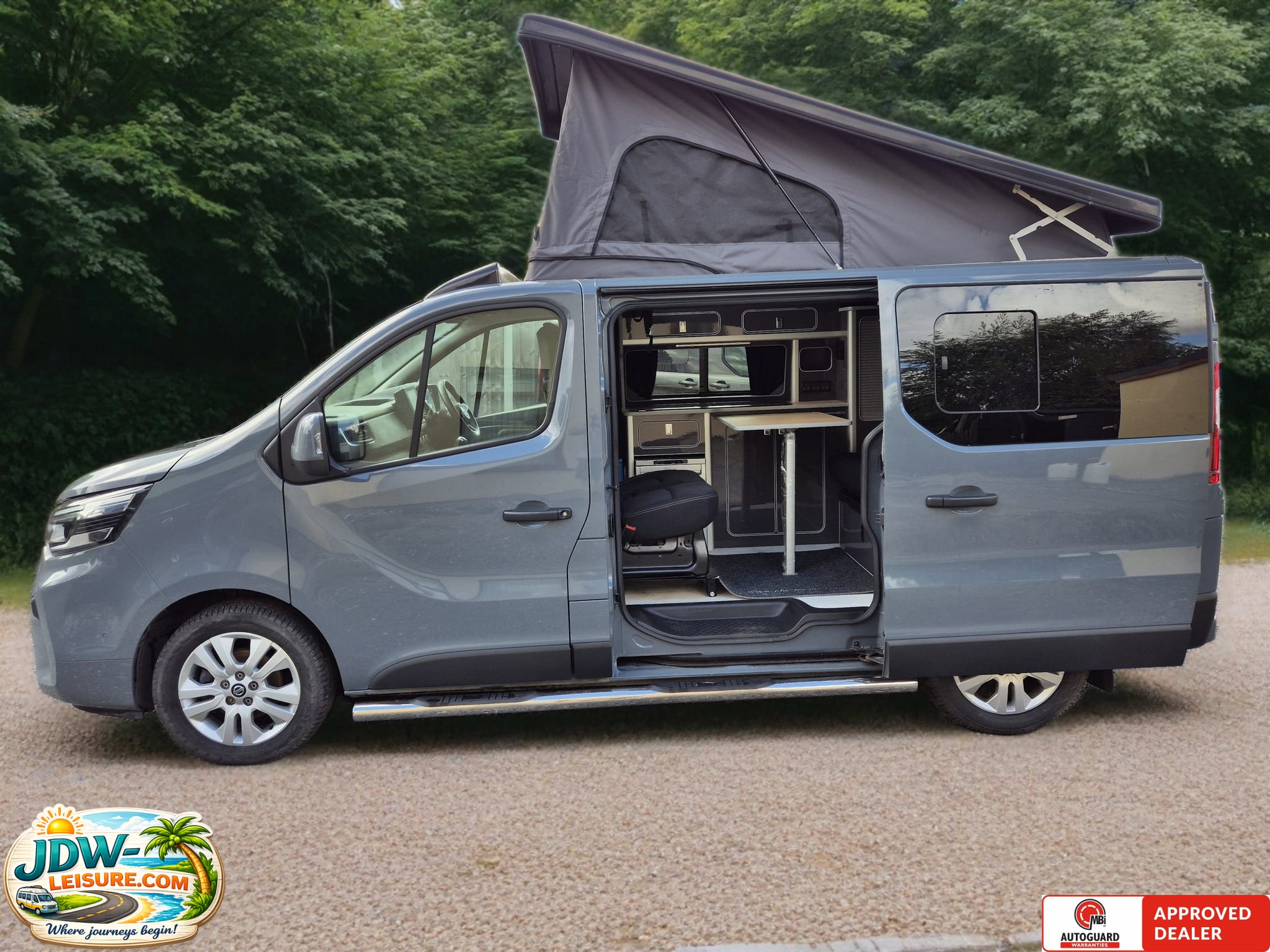 GREY 2023 NISSAN PRIMASTAR TEKNA DCI 4 berth camper van
