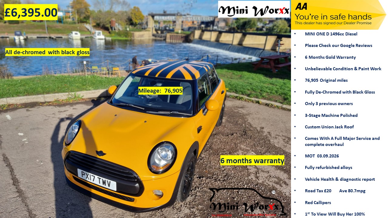 2017 MINI One D FWD used car for sale