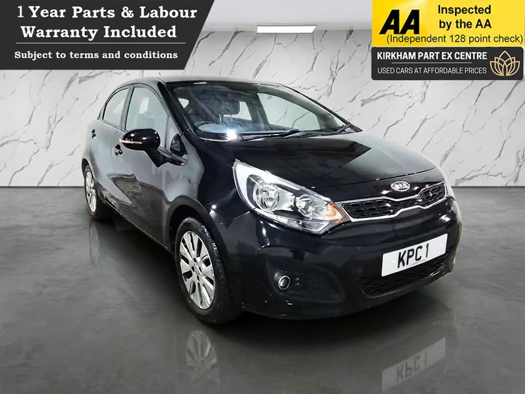 Black 2012 Kia Rio