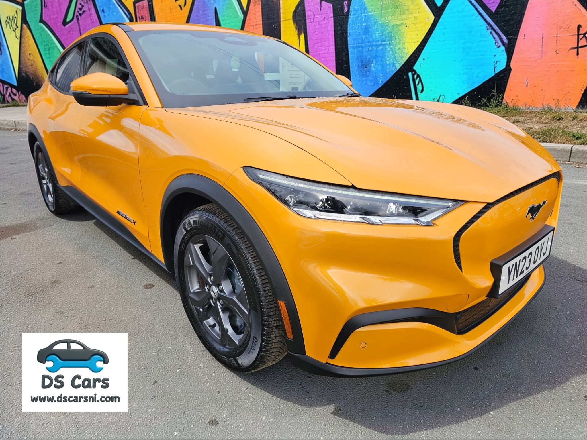 ORANGE 2023 FORD MUSTANG MACH-E EXT RANGE RWD